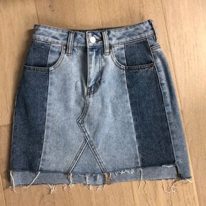 PacSun mini jean skirt